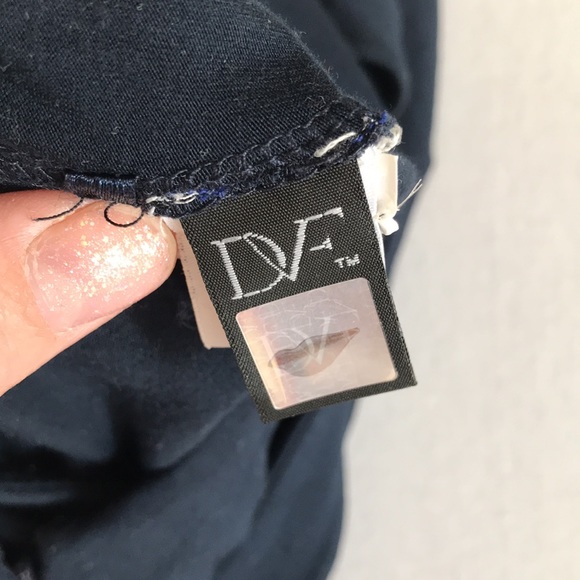 DVF Gretchen Dress in Navy (8) - Picture 14 of 16